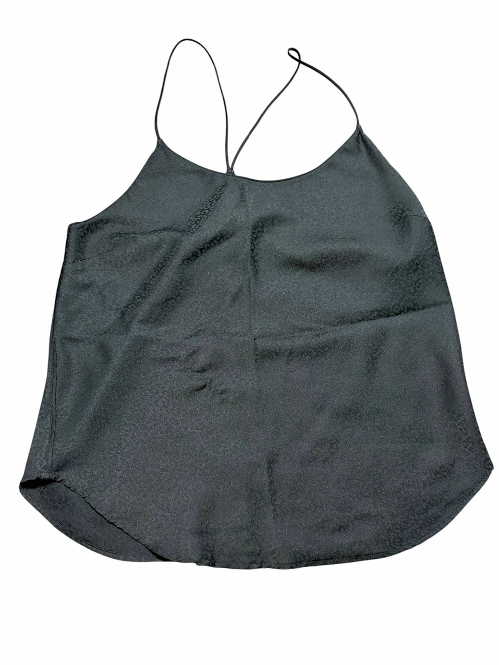 Victoria's Secret Satin Chiffon Cami and Short Set Size Small Black